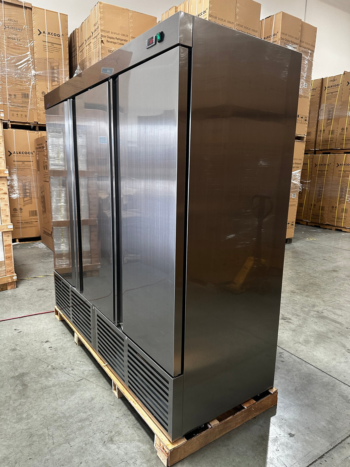 Restaurant Equipment Commercial Refrigerator Solid Door Stainless Steel 11