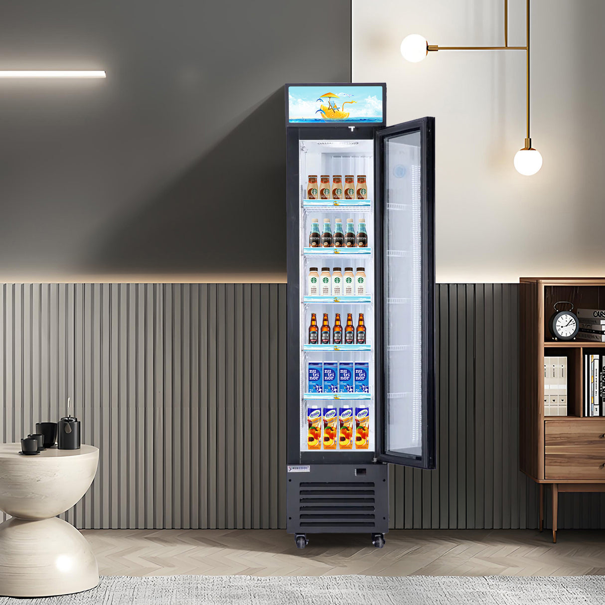 SDGR15‘’ SLIM GLASS DOOR DISPLAY 15" Refrigerator