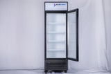 SDGR 22 Black Swing Glass Door Merchansider Refrigerator 03