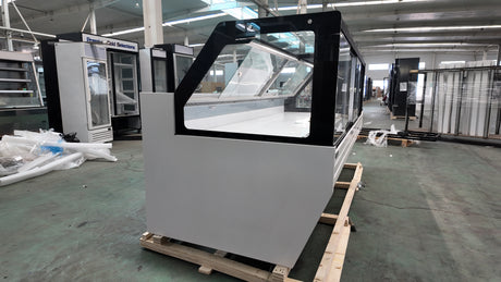 SOC96'' Self-contained Vertical Glass Multi Deck Straight Glass Merchandiser