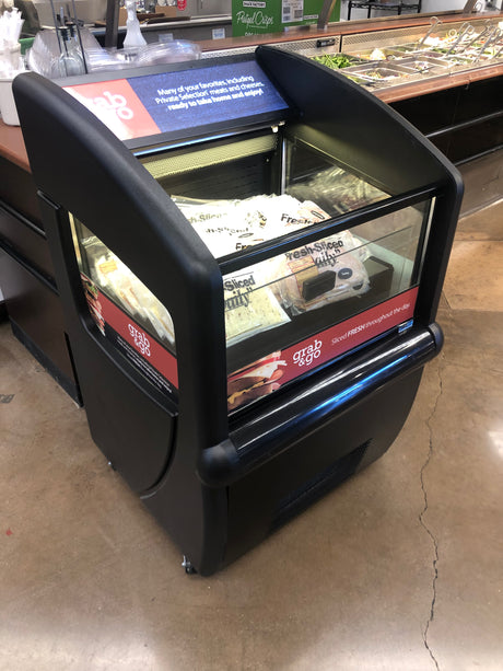 Oasis Air Curtain Merchandiser – Rear and Side Profile