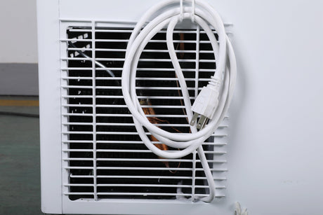 Compact NAFCOOL chest freezer ideal for apartments, garages, and offices