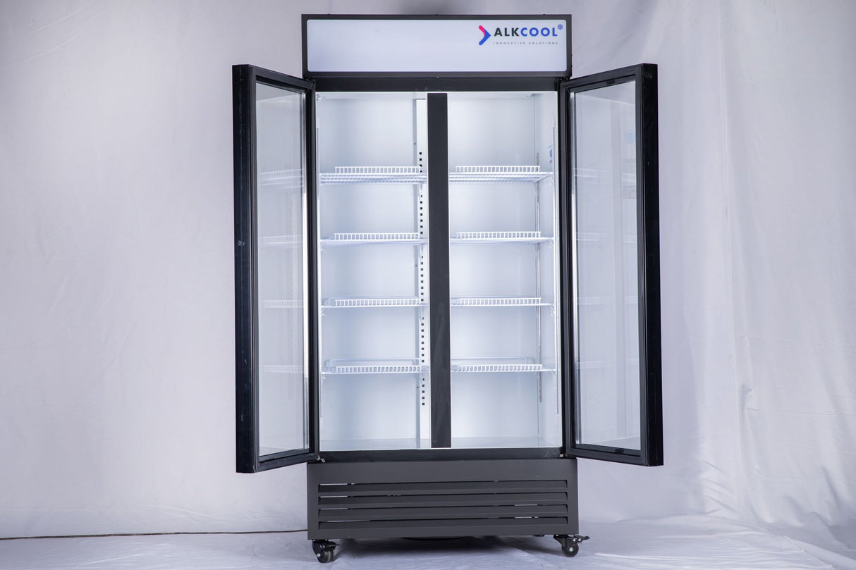 Two Section Swing Glass Door Refrigerator 03