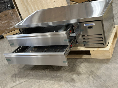 Webcoolers CBR-60 width 62'' Drawer Refrigerated Chef Base Stainless Steel