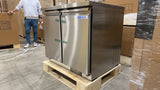 Webcoolers UC-48 48'' Countertop Two Section Door Refrigerators