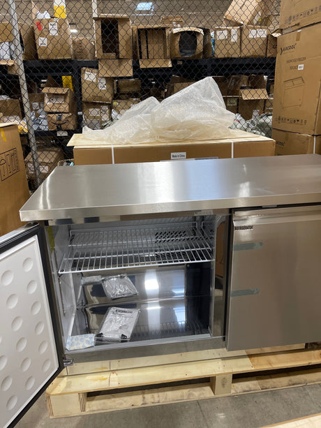 Webcoolers UC-60 60" Undercounter Two Section Door Refrigerator