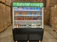 ALKCOOL ERINA 53-inch open-air merchandiser with tempered glass and LED lighting.