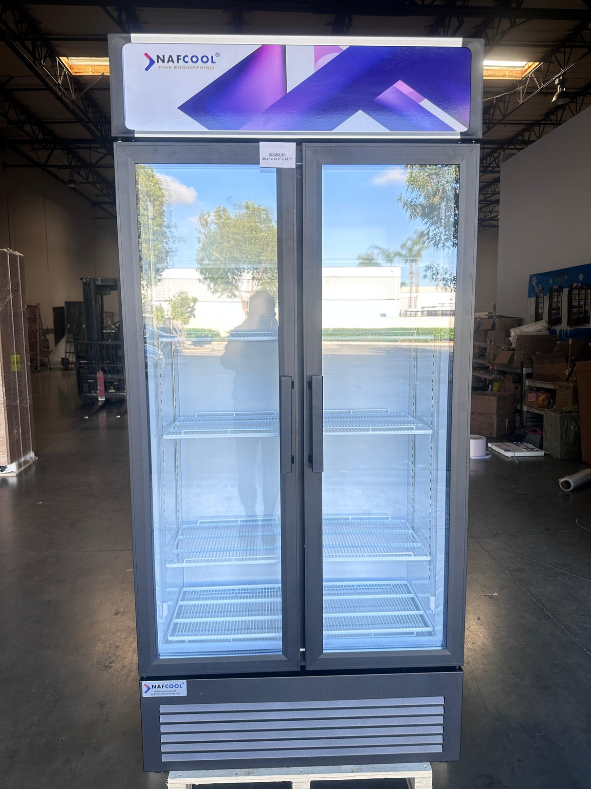 glass door commercial refrigerator 03