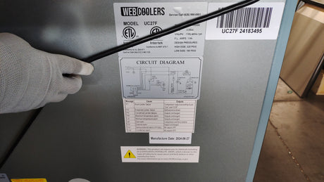 Side Profile – HC-29RG Commercial Fridge for Compact Spaces