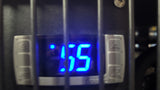 Powerful 4/5 hp EMBRACO compressor of NAFCOOL TGDR70 Black Glass Liquor and Beer Cooler