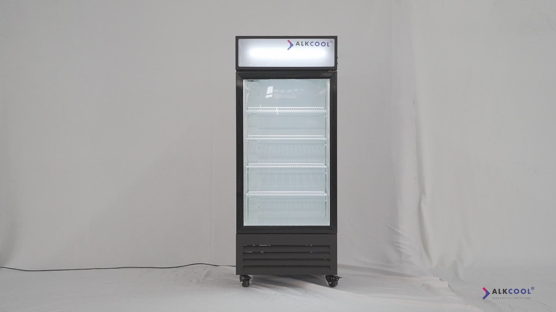 SDGR26 One Section Glass Door Merchandiser, (1) Right Hinge Door