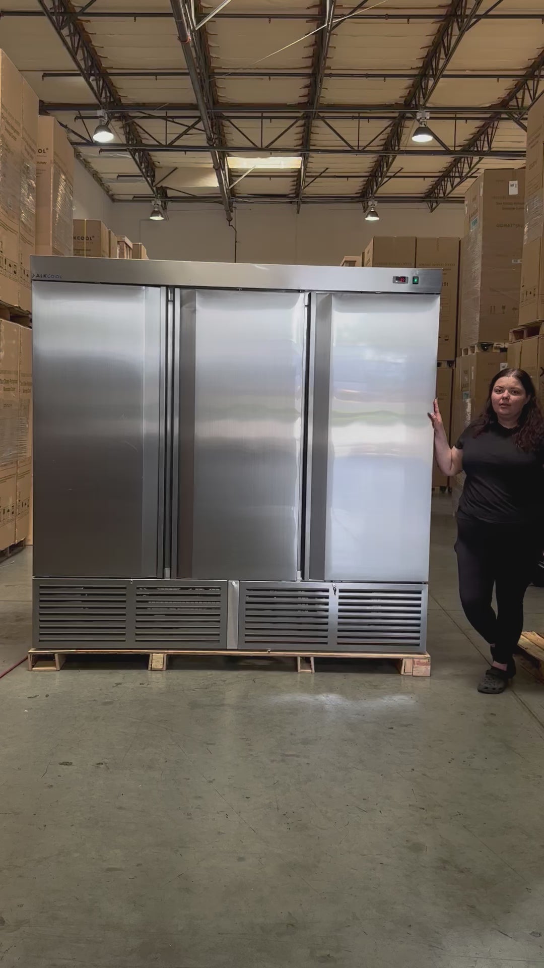 Restaurant Equipment Commercial Refrigerator Solid Door Stainless Steel 12