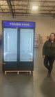 SDGF 40 Two Glass Door Commercial Refrigerator 