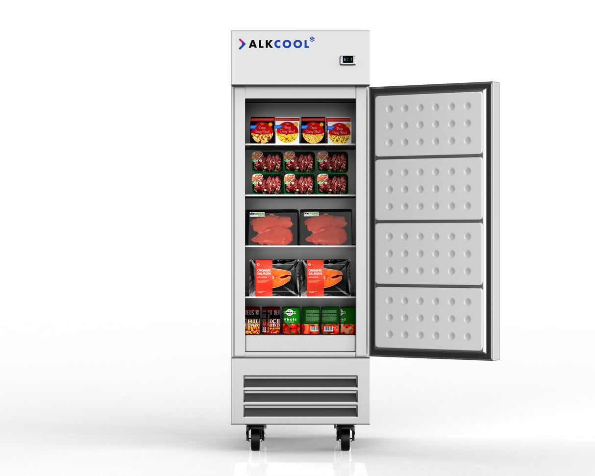 Side Angle – RI-29F Upright Commercial Freezer with Compact Footprint