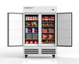 RI-54F Upright Commercial Freezer – Open Door View