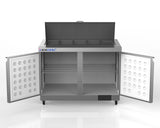 Webcoolers SSPT-S60 61" Salad & Sandwich Prep Table Refrigerator (Two Sections)